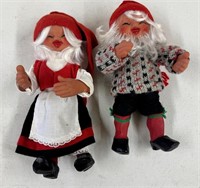 Vintage Norwegian Santa & Mrs Claus