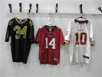 Three Assorted Sports Jerseys See Info