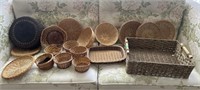 Lot of assorted baskets- see pictures