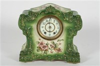 1891 Waterbury Porcelain Parlor Shelf Clock