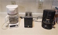 Toaster & Coffee Maker Pair (All Power Up)