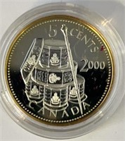 2000 Les Voltigeurs de Quebec Silver Coin