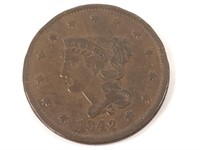 1842 Large Cent, Large Date