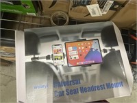 Universal car seat headrest mount