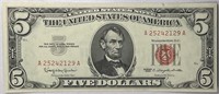 1963 Series $5 Red Seals - UNC