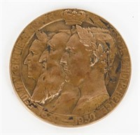 1930 BELGIUM MEDAL THE THREE KINGS JOSUE DUPON