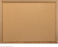 Navaris Framed Magnetic Cork Board - 18 x 24 inch