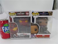 2 figurines Funko Pop, Marvel Spider-Man