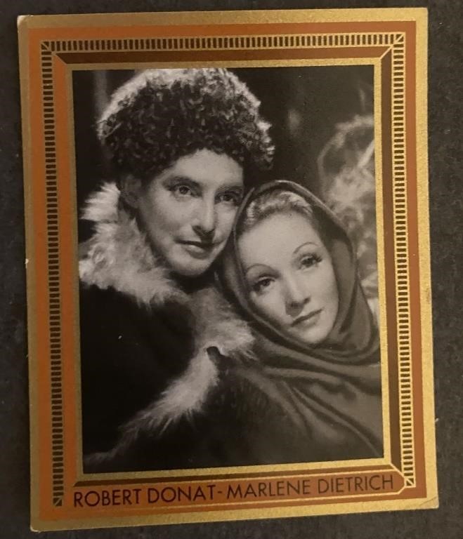 MARLENE DIETRICH: Antique Tobacco Card (1936)