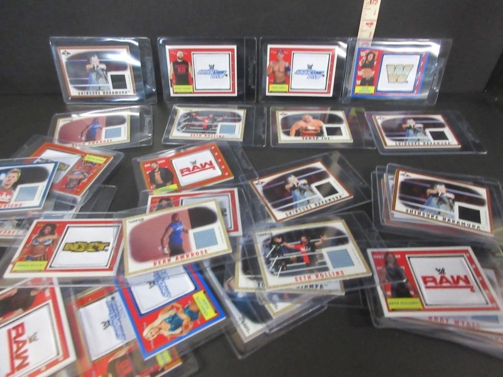 LOT OF 30 RARE WRESTLING HITS-CARDS