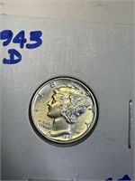 1943 silver dime