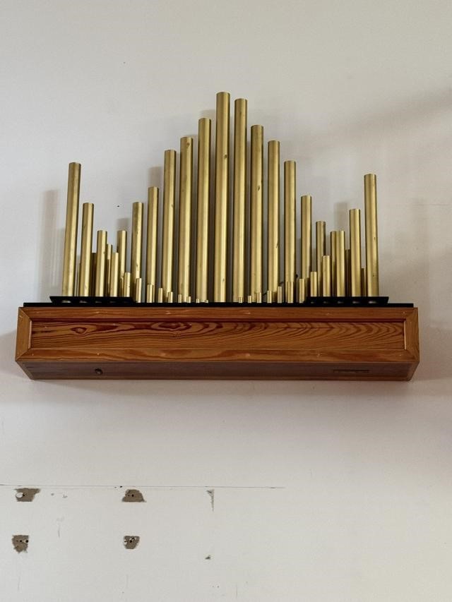 Vintage Conn Brass Pipe Organ Speaker Model 145