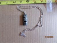 Necklace Avon Whistle Silver Chain 15"