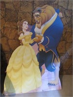 Folding Cardboard 67" Beauty & The Beast Poster