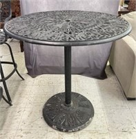 Cast Iron Bar Height Outdoor Table