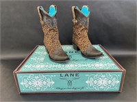 Lane Dakota Boots Cheetah Print Leather Boots