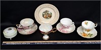Vintage Serving Lot/Tea Cups-ROYAL ALBERT