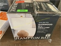HamptonBay Glenwood 20in.rattan table lamp