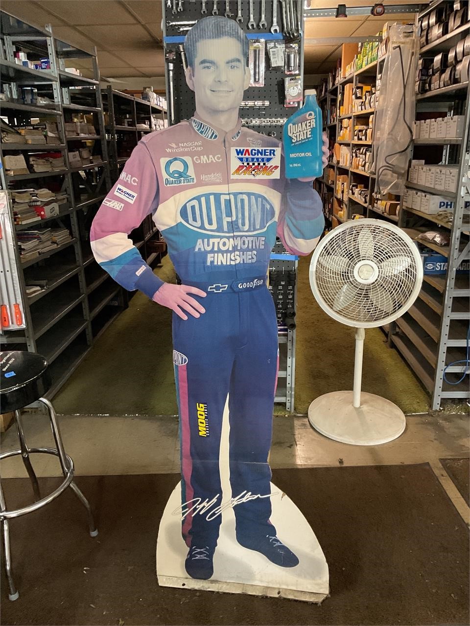 Jeff Gordon cardboard cut out 5’10”