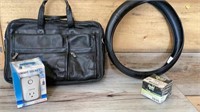 Bag, steering wheel cover, Wi-Fi socket and