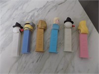 6 Pez Dispensers