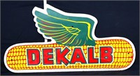 Vintage 31.75x16 masonite4 Dekalb sign