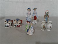 8-pcs. Occupied Japan Porcelain