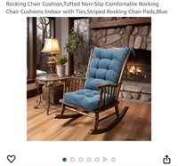 Rocking Chair Cushion, Tufted Non-Slip