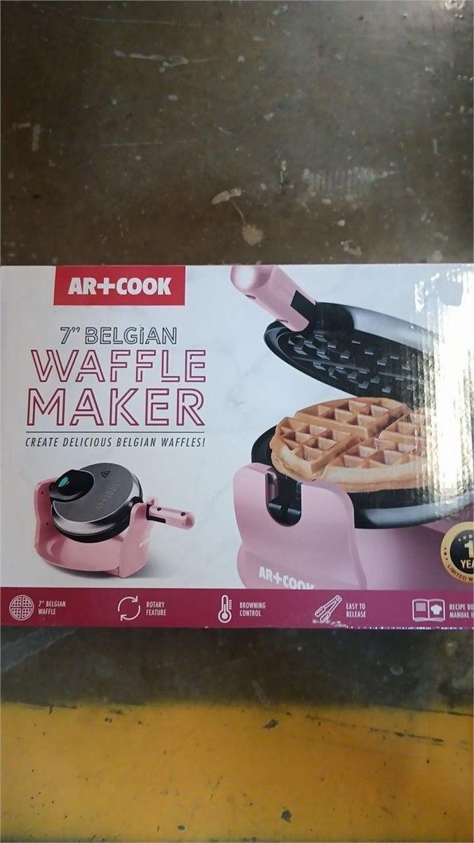 AR + COOK 7"BELIGIAN WAFFLE MAKER