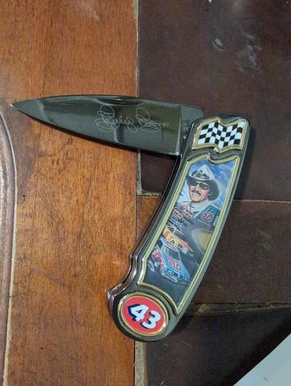 Franklin Mint collector knife Richard Petty