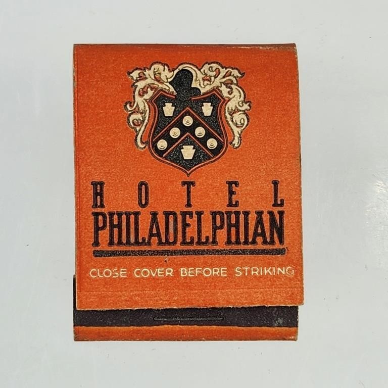 HOTEL PHILADELPHIAN MIRROR ROOM FEATURE MATCHBOOK