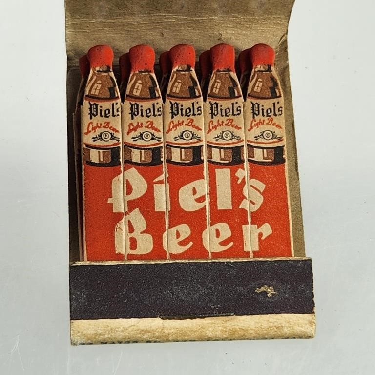 PIEL'S BEER ADVERTISING FEATURE MATCHBOOK