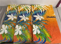 3 Tommy Bahamas Beach Towels 40"x70”