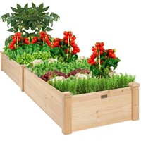 Wooden Raised Garden Bed Planter For Garden, Lawn,