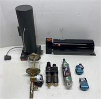 LOT OF AIR CYLINDERS AND AIR RELATED PRODUCTS