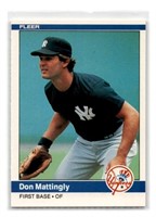 1984 Fleer Don Mattingly Rookie #131