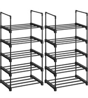 ($34) SONGMICS Shoe Rack, 5 Tier Shoe Organizer