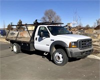 2005 Ford F450 XL SD Dually Flatbed Pickup