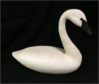 Bob Lee Hand Carved & Painted Swan