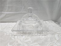 Covered Glass Cheese/Butter Dish