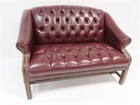 Vinyl Love Seat - 50" Wide