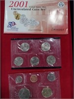 2001 US Mint Uncirculated Coin Set-Denver