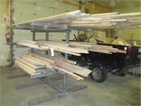 Assorted Lumber on Rack