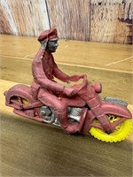Vintage Auburn Rubber Co. Toy Motorcycle
