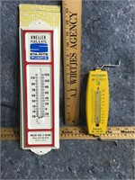 Pair of advertising thermometers