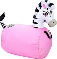 WADDLE Hip Hoppers Large Bouncy (Black Zebra)