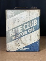 Blue Club Motor Oil 2 Gal Can or 8 US Quarts