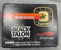 20 rnds. 9mm Luger Black Talon