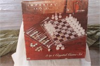 IMPERIAL THREE IN ONE CRYSTAL GAME SET