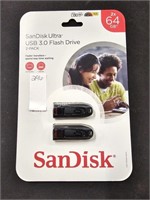 sandisk ultra USB 3.0 flashdrive (display area)